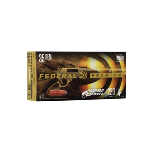 HAMMERDOWN AMMUNITION - 35 REM, 220 GR, 20/BX