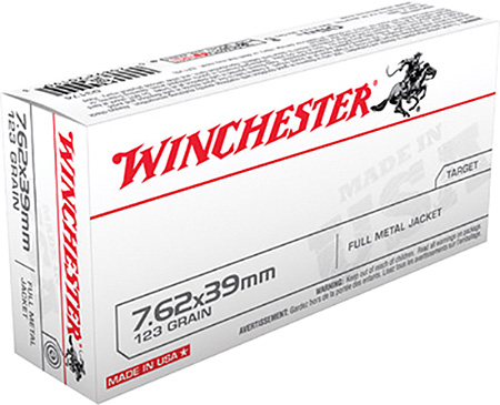 Winchester 7.62x39mm Ammunition Q3174 123 Gr Full Metal Jacket 20 rounds - No Credit Card Fees - Low, flat rate shipping