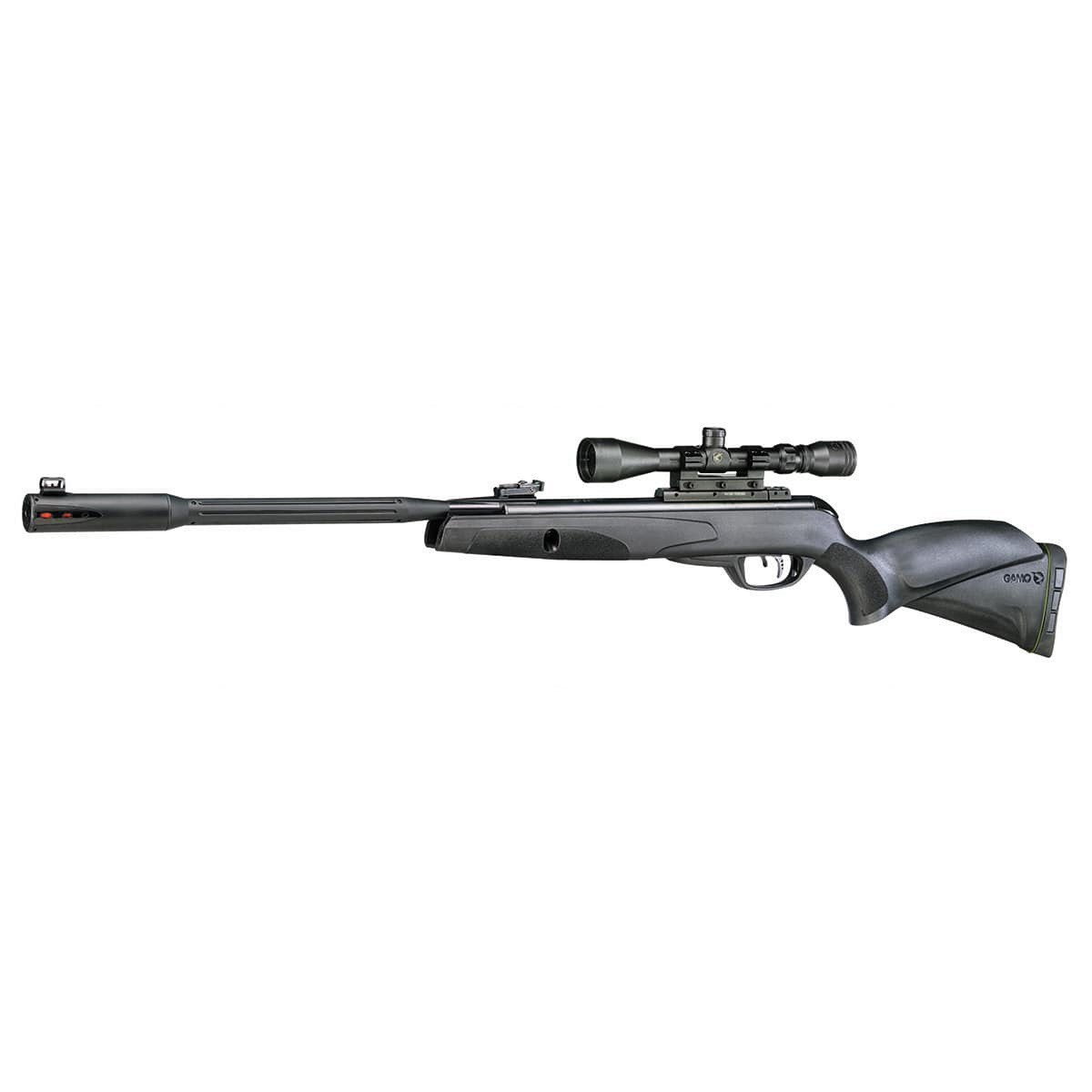 Gamo Outdoor Whisper Fusion Mach 1 .22 Break Open Air Rifle w/ 3-9x40mm Scope, Black - 611006325554