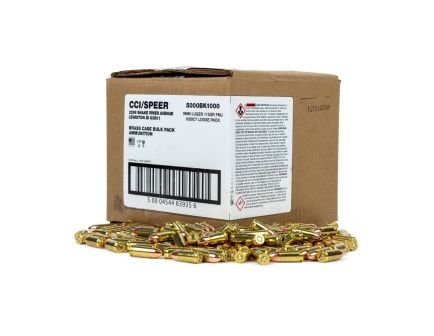 CCI 9mm Bulk Ammo 115gr FMJ 1,000rds Bulk Pack - CC5000BK1000