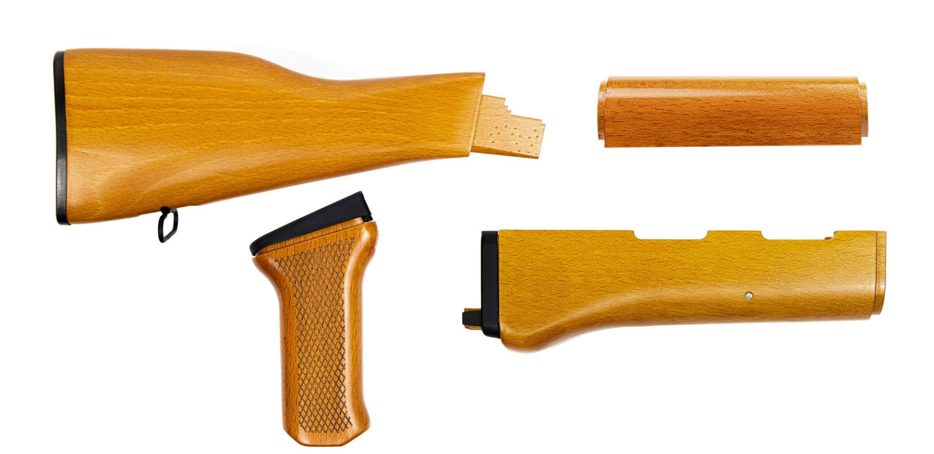 PSA AK Norinco Furniture Set with Checkered Grip