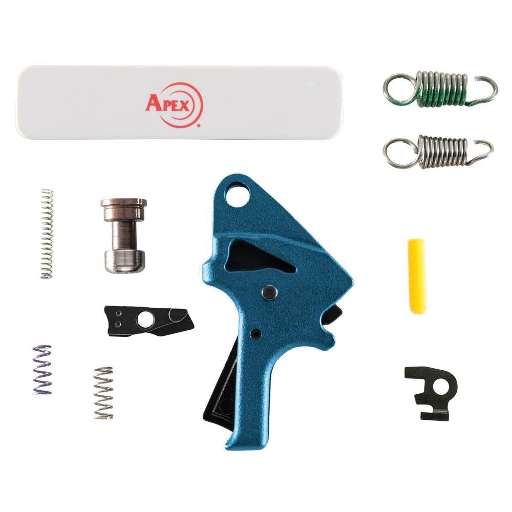 Apex Flat-Faced Forward Set Trigger Kit Drop-In, Blue