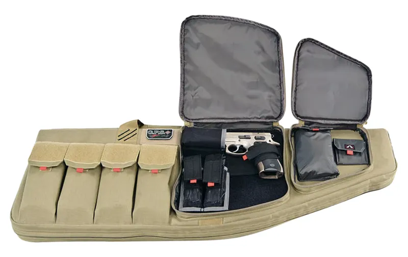 G*Outdoors Tactical AR Visual ID Rifle Case Tan