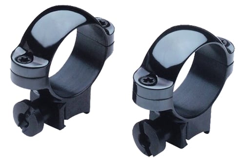 Burris Rimfire Deluxe .22 Cal 1" Medium Steel 2-Piece Scope Ring, Matte Black - 420069