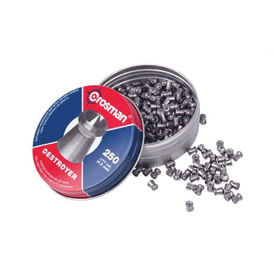 Crosman Destroyer Pointed, Dished .177 Pellets, 250 Per Tin - DS177