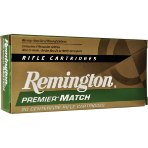 Remington Ammunition RM300AAC6 Premier Match 300 AAC Blackout/Whisper (7.62x35mm) 125 GR Open Tip Match - 20rd Box