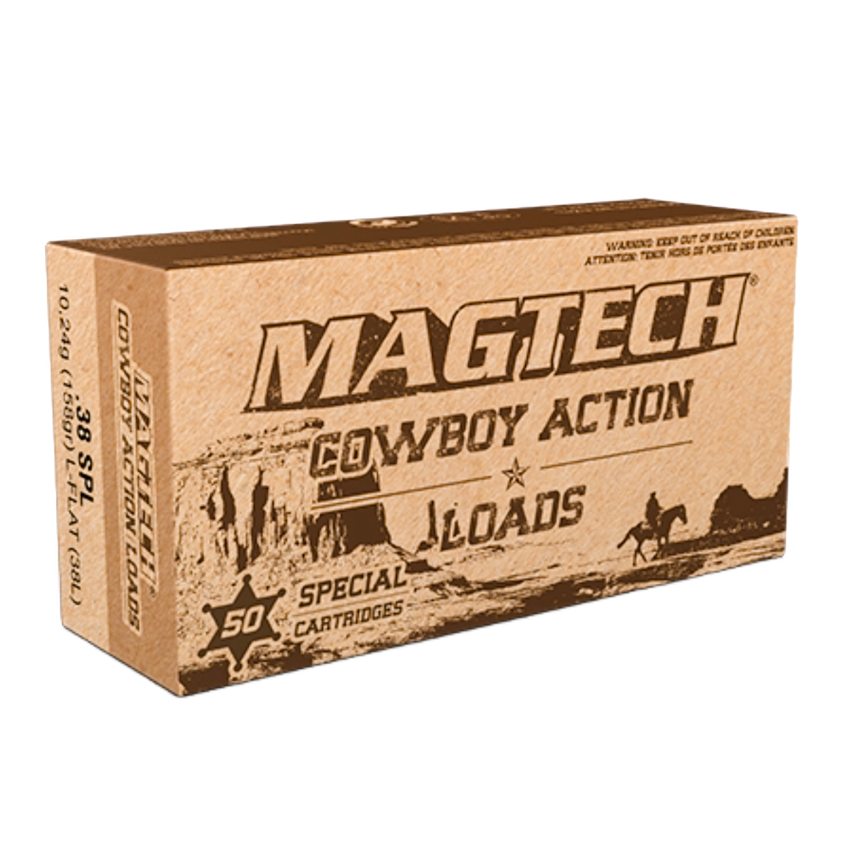 Magtech 38 Special 158gr LFN Ammunition 50rds - 38L