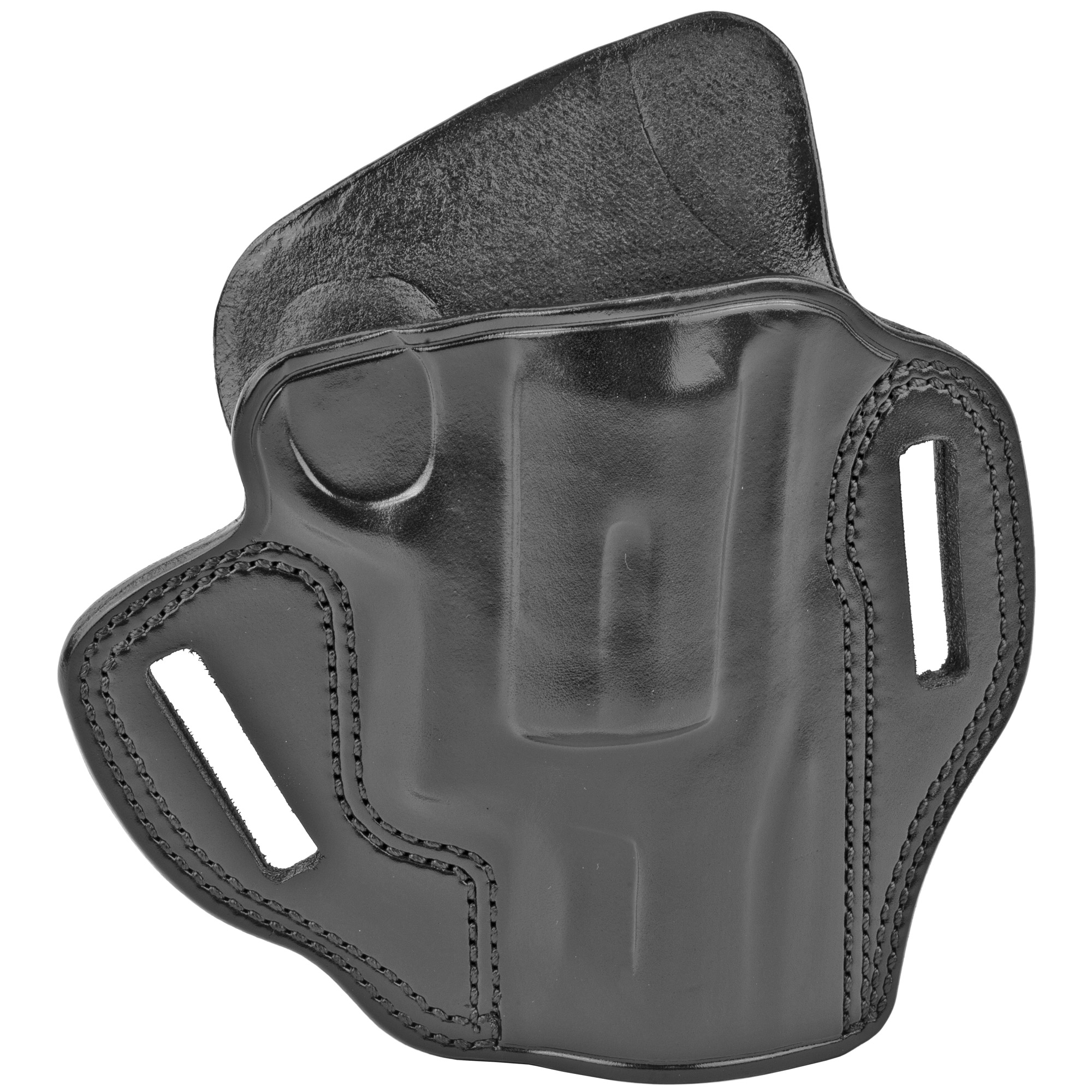 Galco Combat Master Belt Holster, Fits S&W Governor 2 3/4", Right Hand, Black Leather