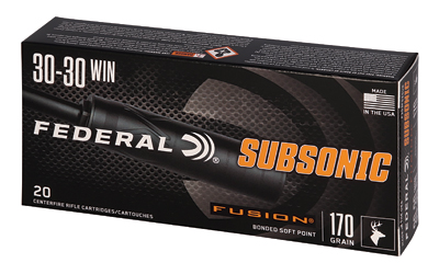 Federal Fusion .30-30 Win 170 Grain FSP Rifle Ammo - 20 Rounds