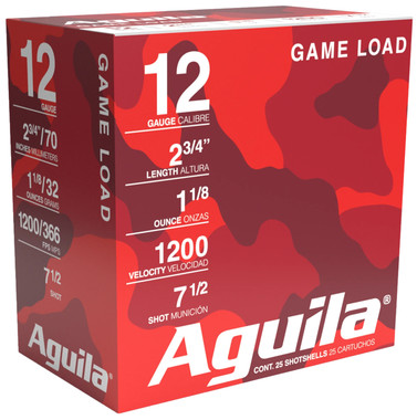 Aguila Birdshot Standard Velocity 12 Gauge 2.75" 1 1/8 oz 7.5 Shot