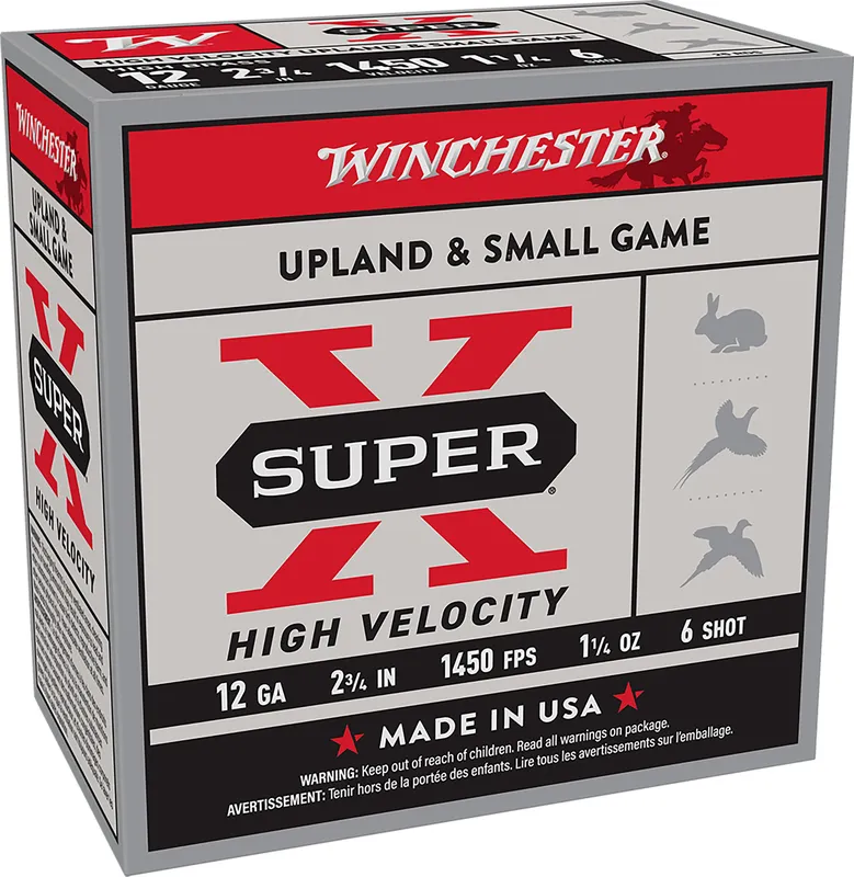 Winchester Super X 12 Gauge 2.75 1-1/4 oz 6 Shot (Box)
