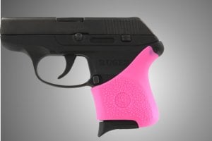 Hogue Handall Slip-On Grip Sleeve for Ruger LCP Pink Rubber 18107