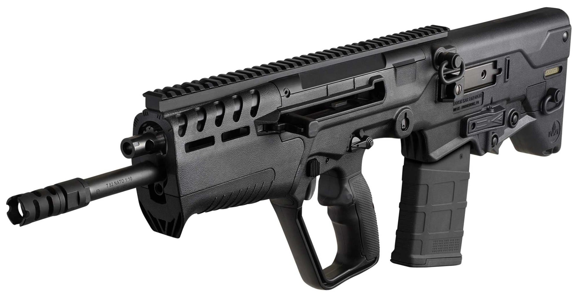 IWI Tavor 7 S-A 7.62 NATO AR-10 Rifle 20rd 20" Black - T7B20