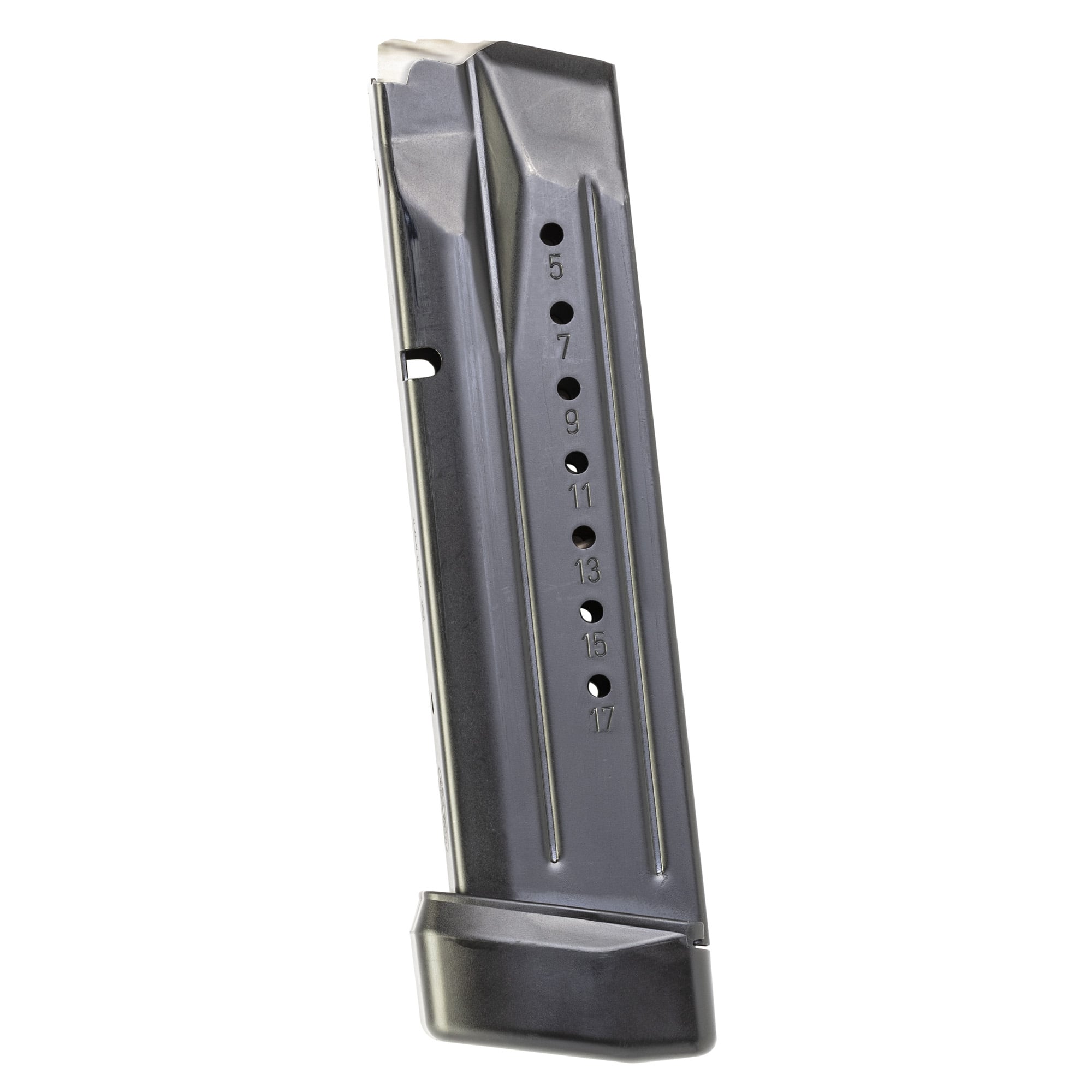 Smith & Wesson Magazine, 9mm, 17 Rounds, Fits S&W Competitor, Steel, Black
