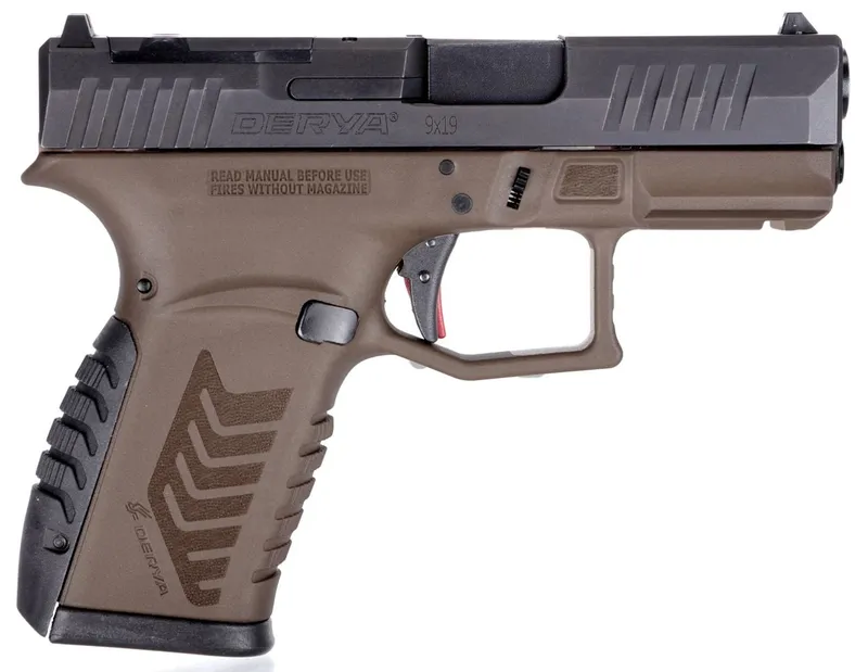 Derya Arms DY9Z 3.5" 9mm 15rd Handgun, Black/Midnight Bronze - DY9Z.TTMB.TR