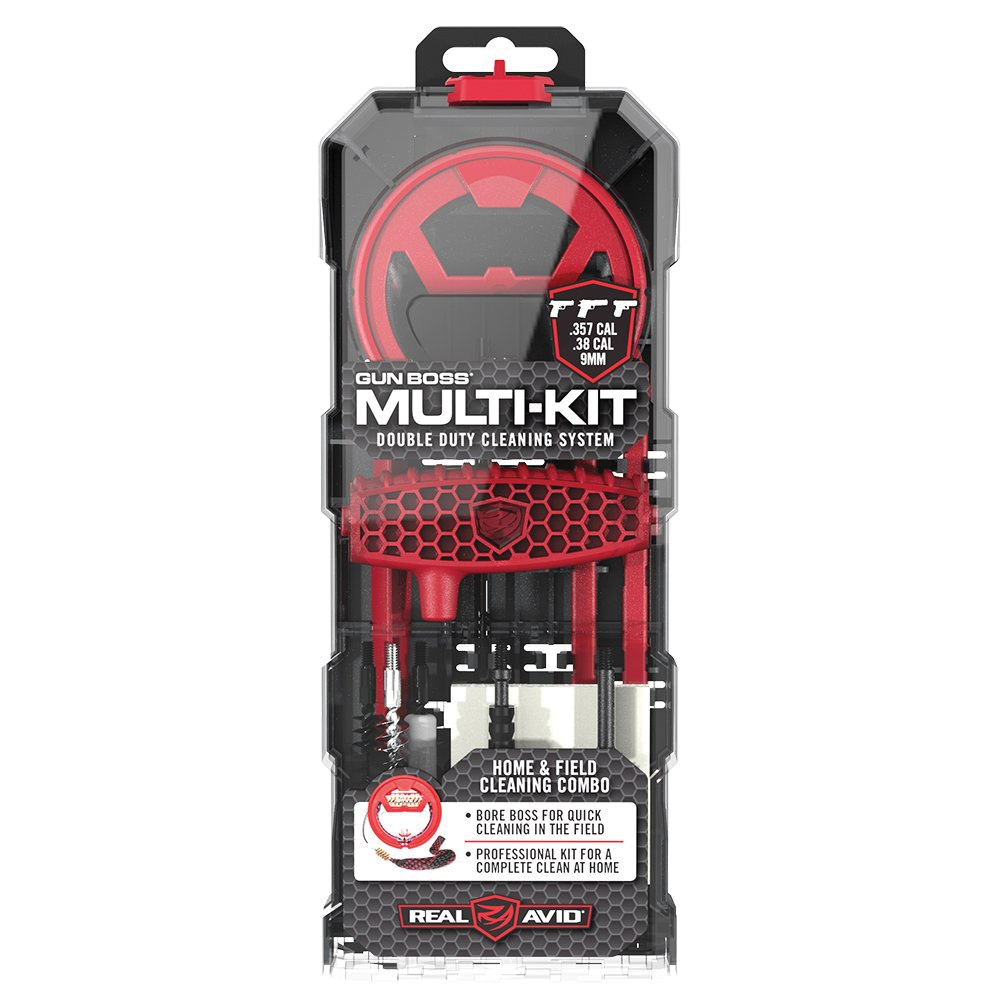 Real Avid Gun Boss .357/.38/9mm Handgun Cleaning Kit - AVGBMK9MM