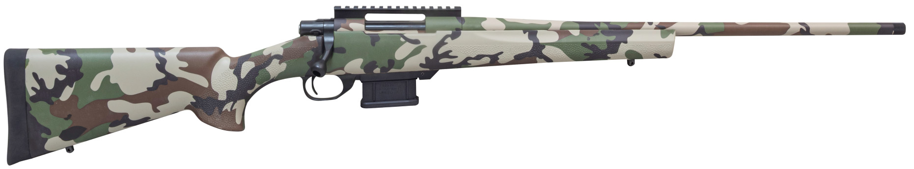 Howa M1500 Mini 7.62x39 Rifle - Woodland Camo