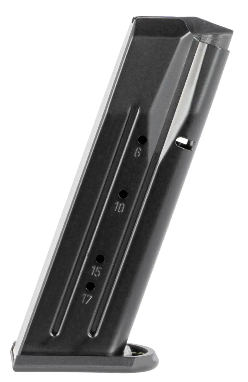 Mec-Gar MGWIT38LFAFC Tanfoglio 17rd 38 Super, Fits Tanfoglio Witness Large Frame Blued w/Anti-Friction Coating Carbon Steel