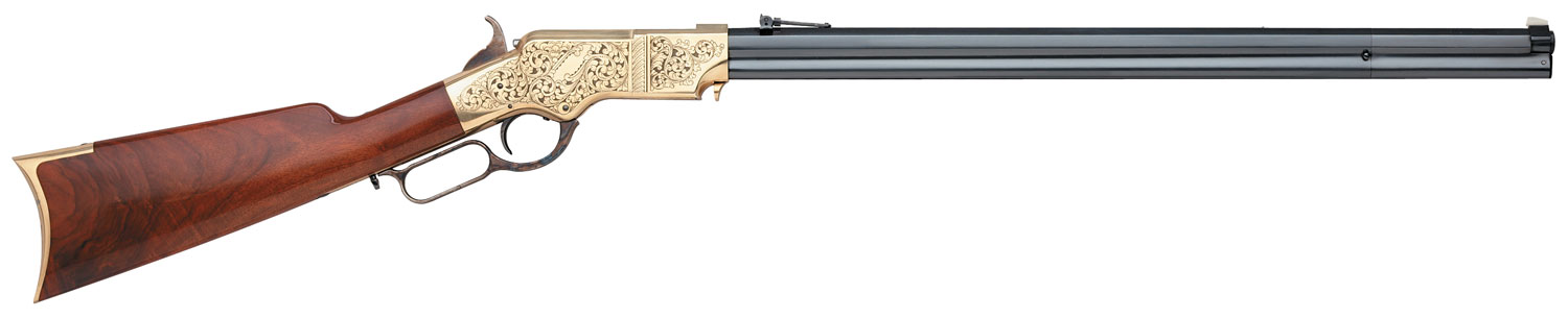 Taylors Company 1860 Brass Engraved .45 Colt Rifle