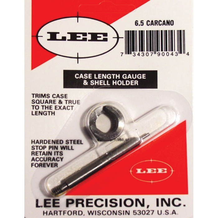 Lee Precision 6.5x52mm Carcano Steel Case Length Gauge - 90043