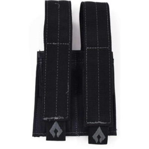 Advance-Warrior-Solutions Advance Warrior Solutions Pistol Double Mag Pouch Black