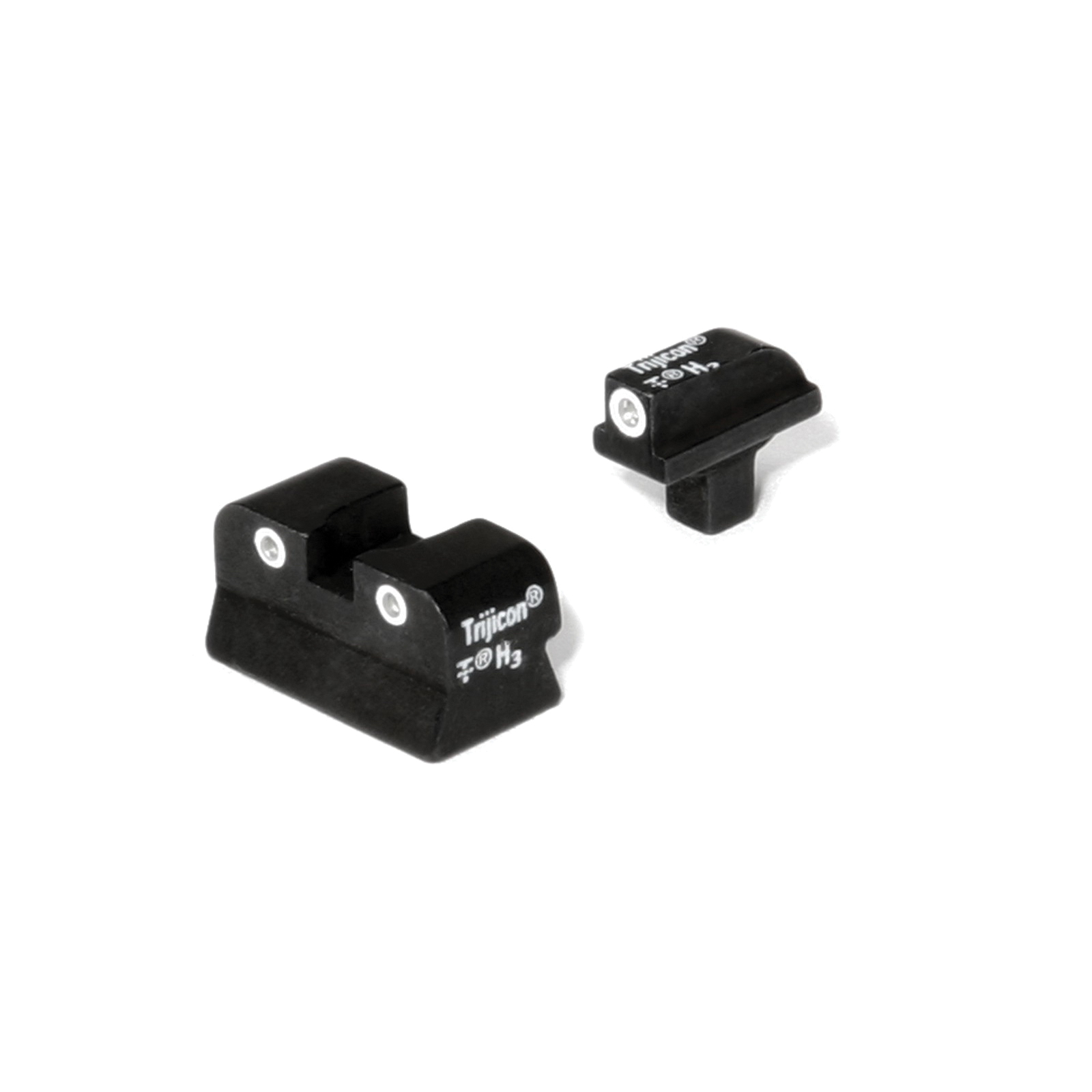 Trijicon Bright & Tough Front/Rear 3-Dot Night Sight Set for Colt Govt 1911 Pistol - 600138