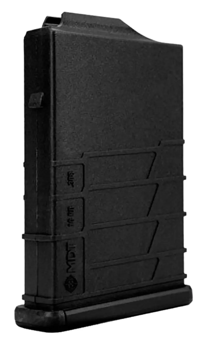 Mdt Sporting Goods Inc 104447BLK AICS Magazine 10rd Extended 308/6.5 Creedmoor Short Action, Black Polymer Fits Some Chassis/Bottom Metal (MDT/XLR/KRG/GRS/CDI/Pacific Tool Gauge)