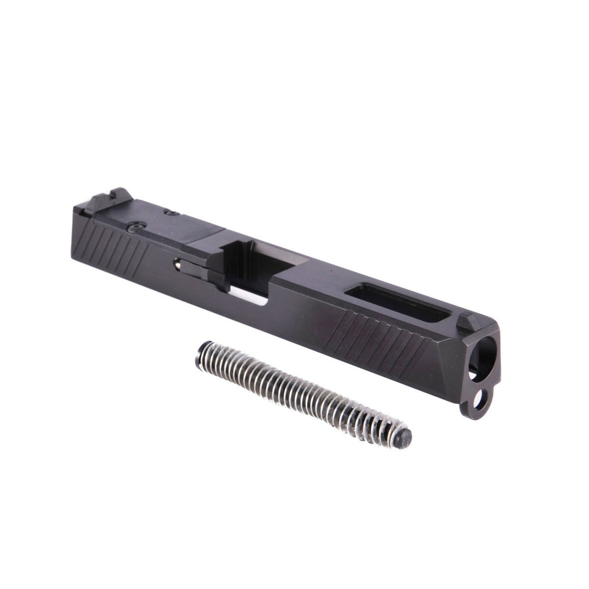 Brownells Windowed Slide Assembly Fits Glock G17, Black