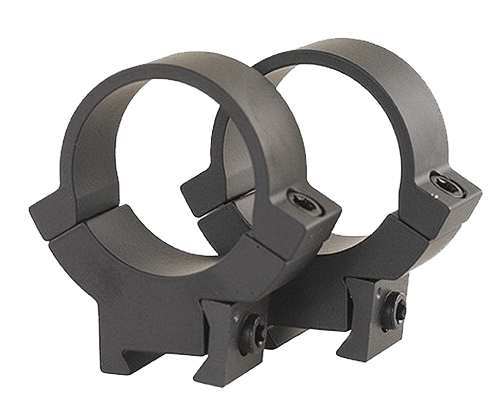 Warne Scope Mounts 1" High Steel Fixed Scope Ring, Matte Black - 722M