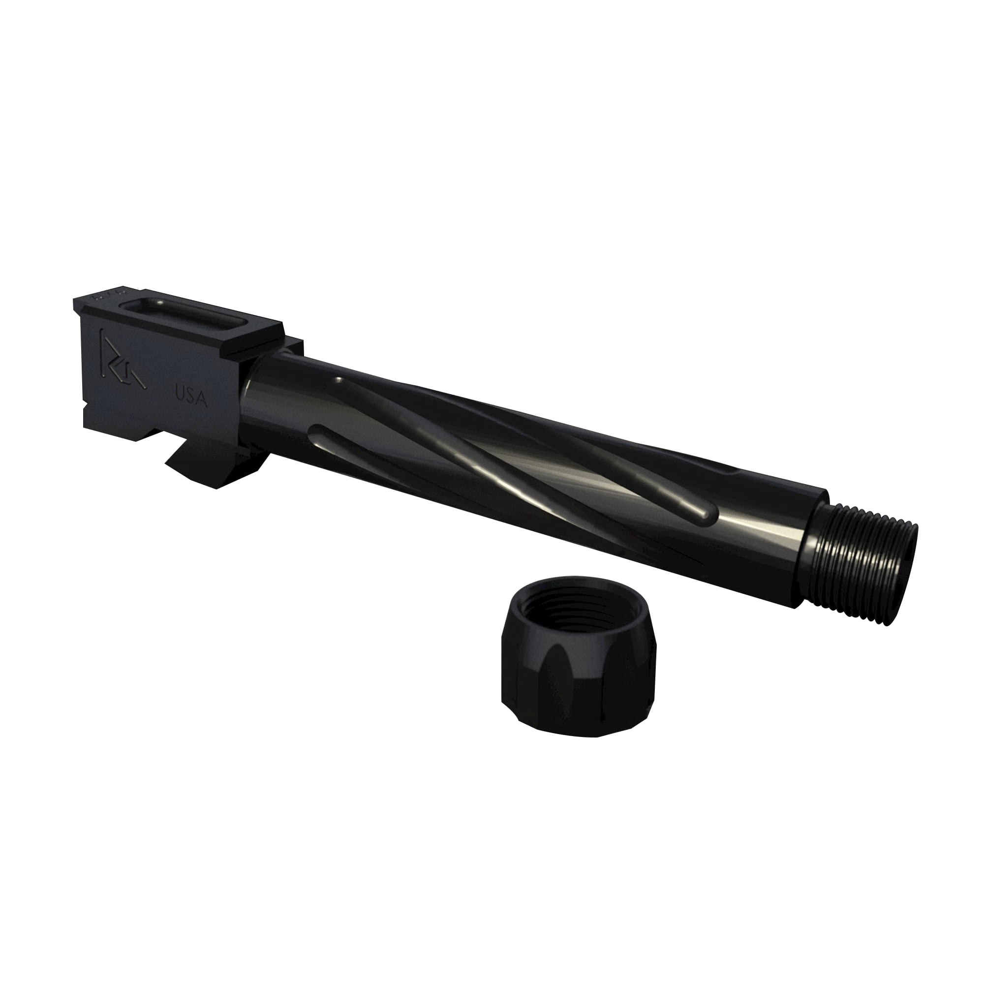 Rival Arms 9mm Drop-in Threaded Barrel for Glock 22 Pistol, Black PVD - RA20G412A
