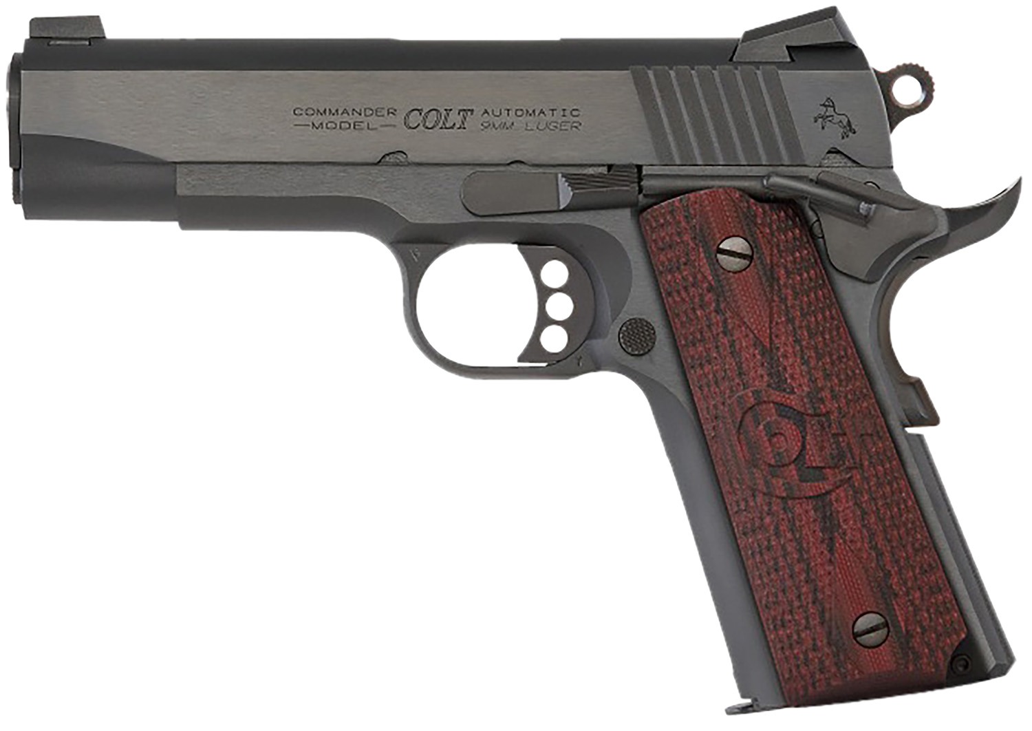 COLT COMBAT COMMANDER 38 SUPER – 4.25″ 9″ BLUED G10 GRIPS - No Credit Card Fees - Free Shipping