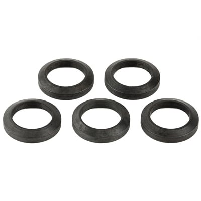 Advanced Technology AR-15 1/2x28 Crush Washer 5 Pack, Black - A.5.10.2253