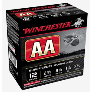 WINCHESTER AMMO 12Ga AA Super Sport 2-3/4" 7-1/2 Shot 25rd