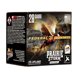 Federal Prairie Storm FS Lead Shotshells 28ga 3" 1oz 1300 fps #6 25/ct