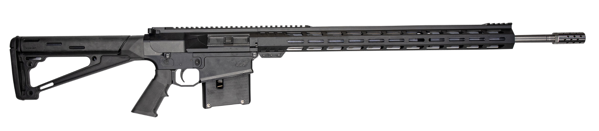 Great Lakes Firearms AR-10 .30-06 Springfield 24" AR Rifle, Black - GL10LA30-06SSBLK