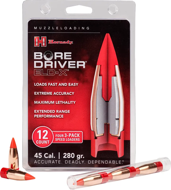 Hornady 280gr ELD-X Muzzleloader Bore Driver 12/Box