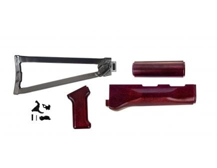 PSA AK Redwood Furniture Set and Folding Stock w/ PSAK-47 Premium Single Hook Semi-Auto Fire Control Group