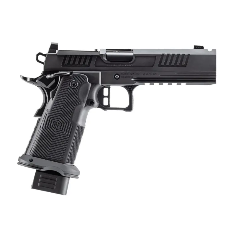 AF1911-ROMULUS 9MM 20Rd Magazine (5) 5" BULL Ramped Ported Barrel MOS Optic Cut DLC BLK