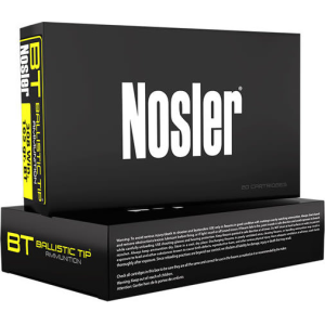 Nosler Ballistic Tip 243 Win 90gr Ballistic Tip Spitzer 20rd Brass Case