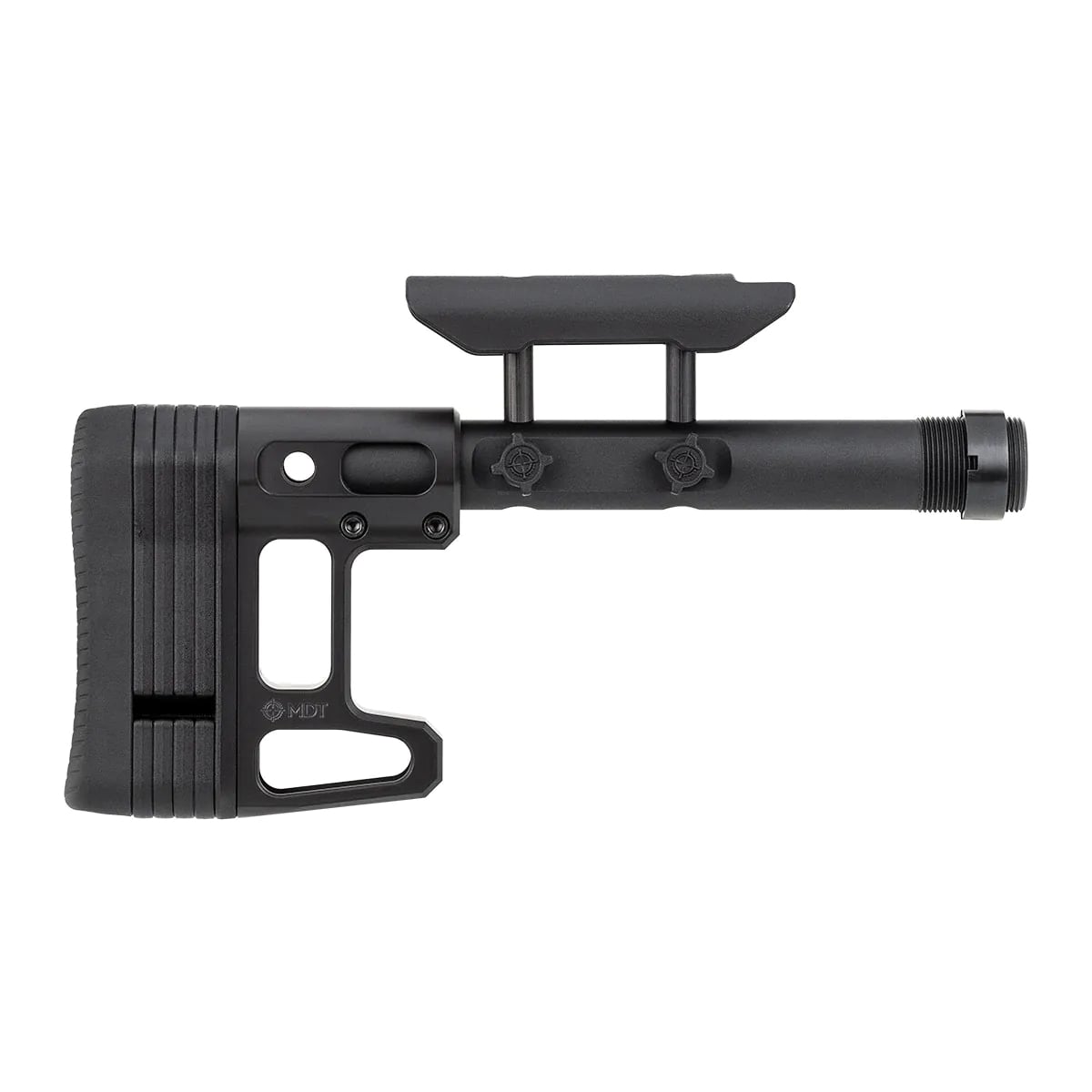 MDT SCS Lite Skeleton Carbine Stock Fits MDT LSS/MDT LSS Gen 2/MDT LSS-XL HS3/MDT TAC21, Black