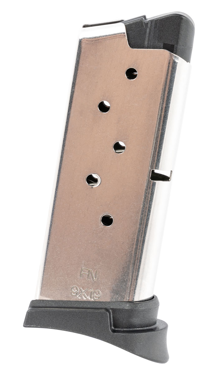 FN 503 9mm 6 Round Magazine, Stainless - 20-100262