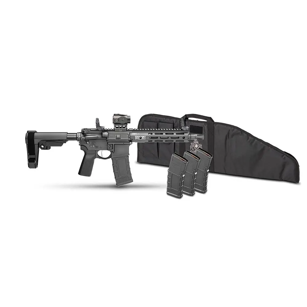Springfield Saint Victor Gear Pac Pistol .300 BLK 30rd Magazines(4) 9.5'' Barrel SBA3 4 Brace Viridian Venta Red Dot Bag
