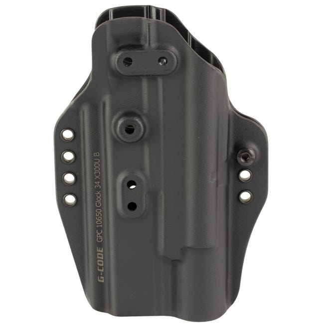 G-Code GPC/Prime Carry Glock Gen 3-5 G34 IWB/OWB Holster Ambidextrous Kydex, Black