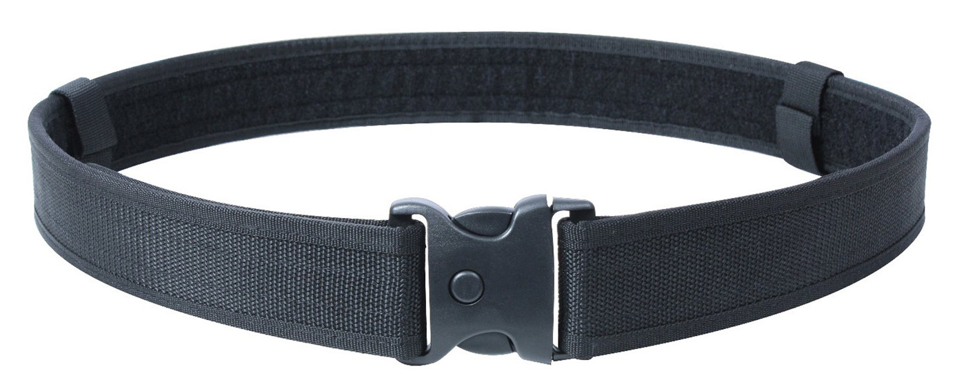 Rothco Deluxe Triple Retention Duty Belt - Black, Waist Size 46 - 50