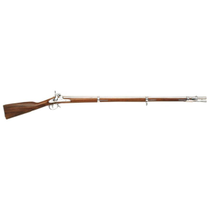 Traditions 1842 Springfield Musket 69 Caliber Muzzleloading Rifle 42" Stainless Steel Smoothbore Barrel Hardwood Stock