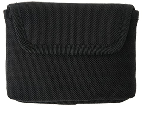 Bulldog Cases Ambidextrous Hand Mini .380 Autos Horizontal Concealed Carry Outside-The-Waistband Cell Phone Holster, Smooth Black Nylon - BD841