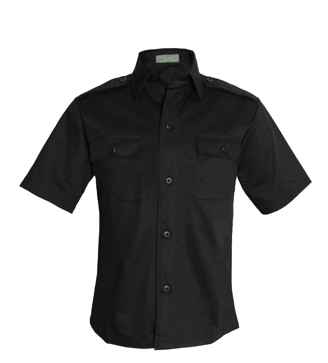 Rothco Short Sleeve Tactical Shirt - Black, X-Large