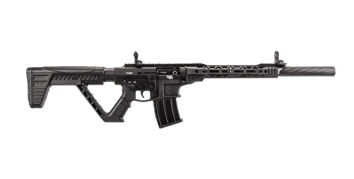 Rock Island VR80 VR80 12 Gauge 3″ 20″ 5+1 Black Anodized Rec Black Fixed Thumbhole Stock Right Hand - No Credit Card Fees - Low, flat rate shipping