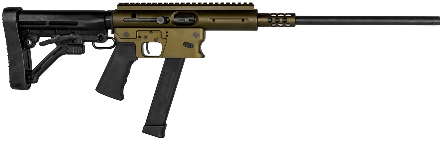 TNW Firearms Aero Survival 9mm Semi-Automatic Rifle, Hardcoat Anodized OD Green - ASRX-XPKG-0009-BKOD