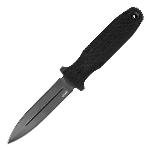 SOG Knives Pentagon FX, Fixed Blade Knife, Spear Point, Blackout - SOG17-61-01-57